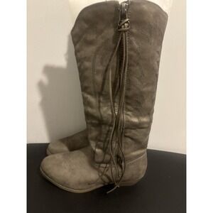 Mossimo Women's Esmeralda‎ Western Cowboy Tall Boots - Brown Size 10 M
